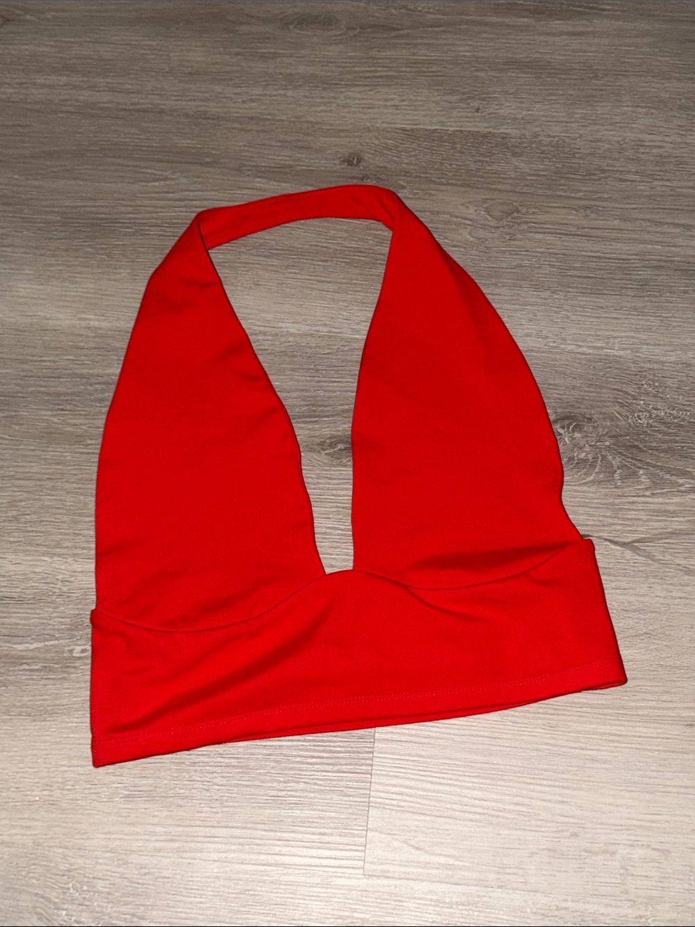 Wild FableRed Halter Crop Top